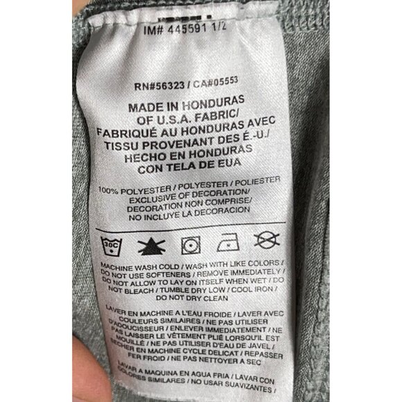 Nike Dri-Fit Tank Top Gray Athletic Activewear Fitness Racerback Gym Womens M - Picture 5 of 8